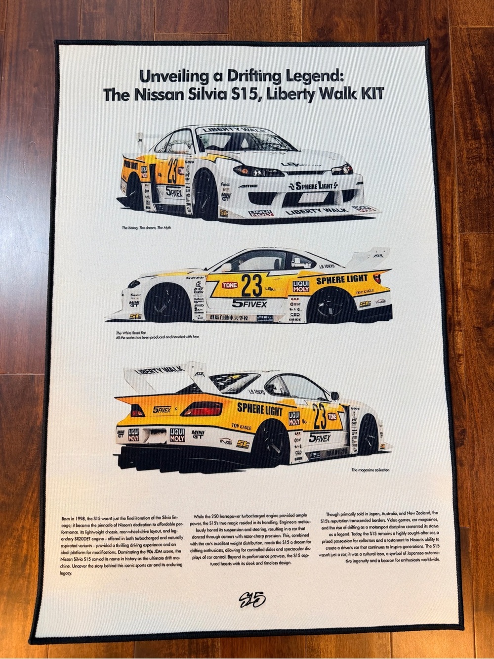 Liberty Walk Nissan Silvia S15 (Rug or Wall Art)